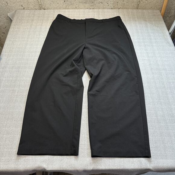 Studio by Torrid Pants Womens size 18R Black Wide Leg Stretch Plus Size Business - Picture 1 of 10